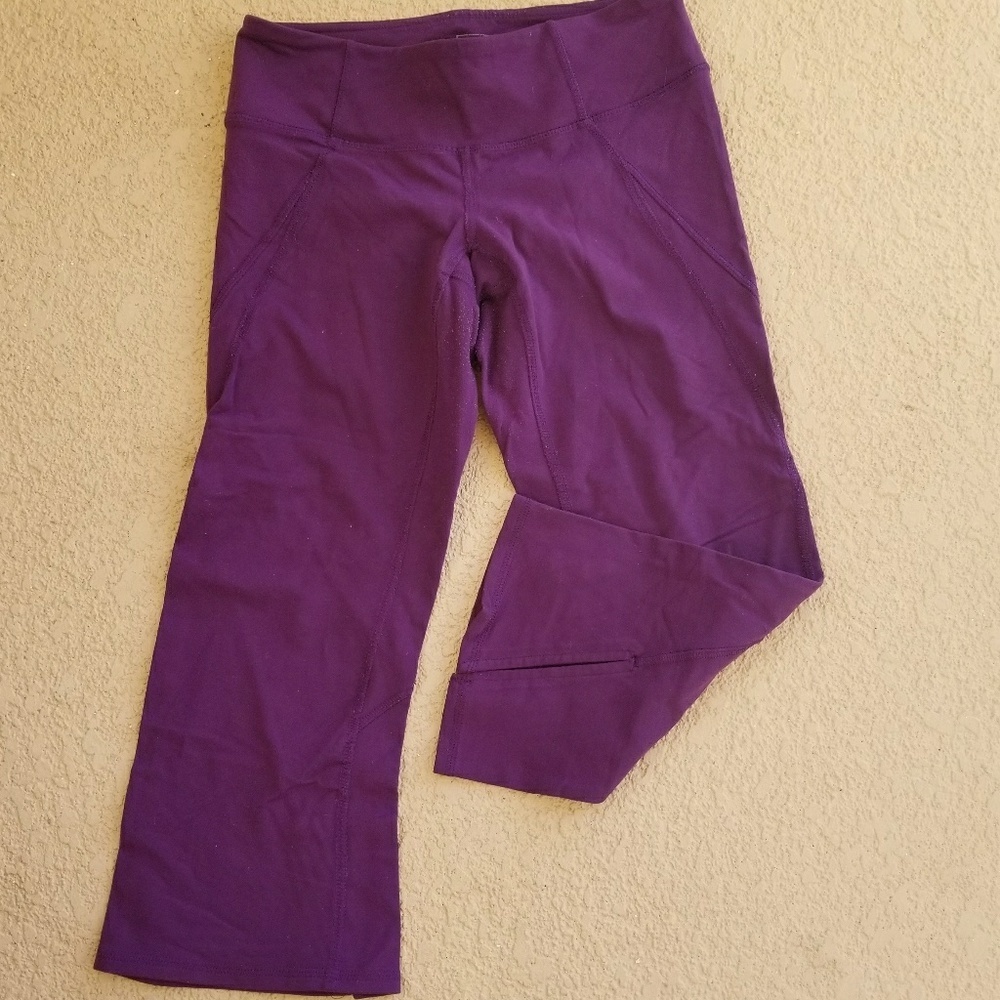 Athleta yoga workout Capri leggings sz XSP petite